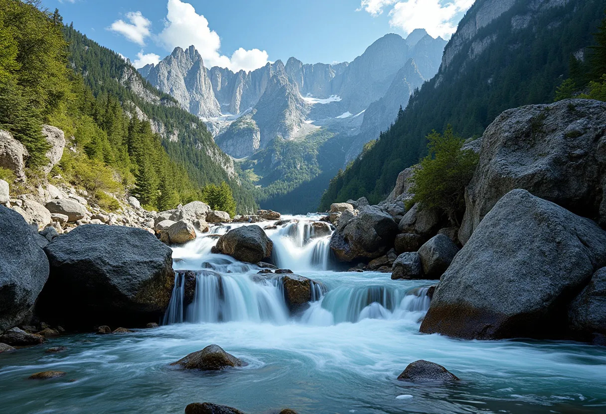 cascade montagne