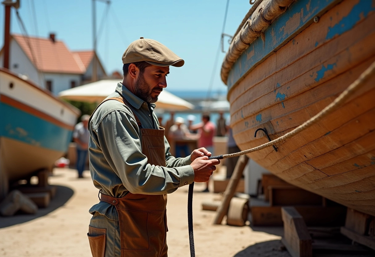 artisans et matelots : récits authentiques du port du légué - port  bateaux